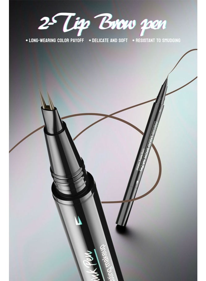 HelloKiss Precision Eyebrow Pencil for Women – Long-Lasting, Smudge-Proof, Natural Look & Easy to Apply - Image 3